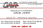 Adam Janik Tel 017670855481
